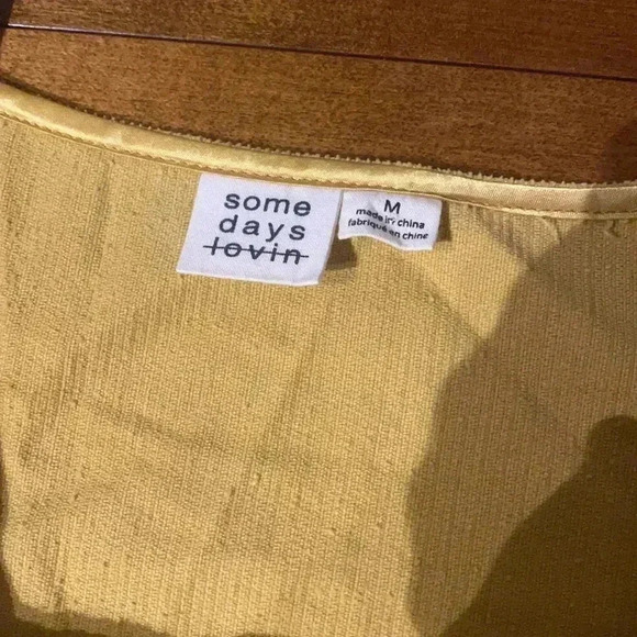 Somedays Lovin Rising Sun Pinafore Corduroy Dress - Picture 4 of 4